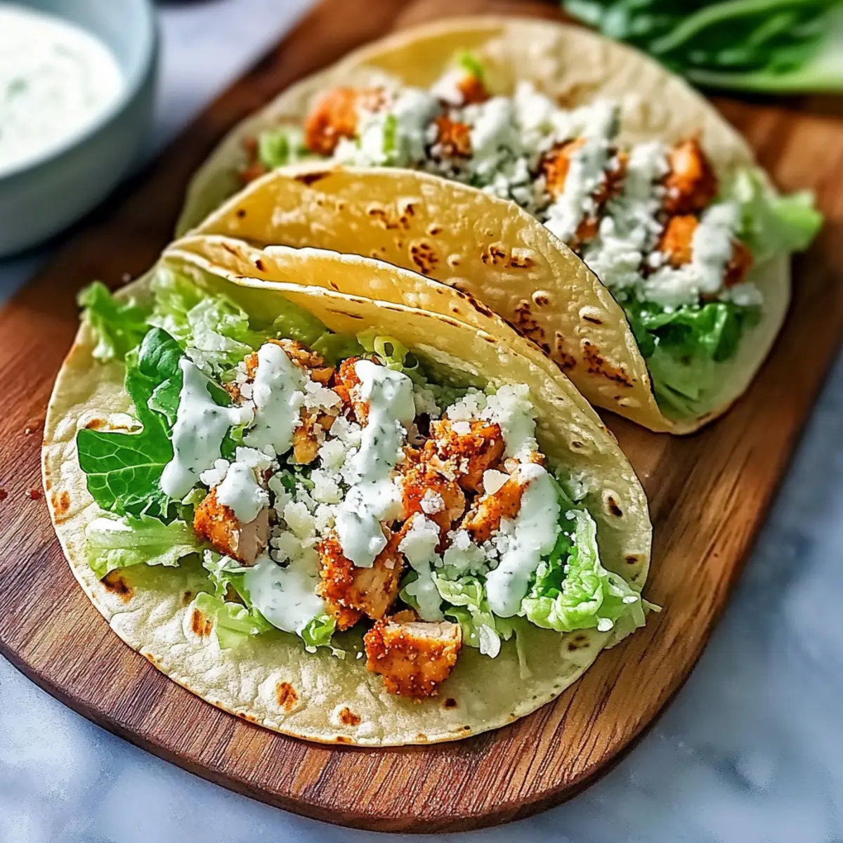 Smash Chicken Caesar Tacos for a Quick Family Feast
