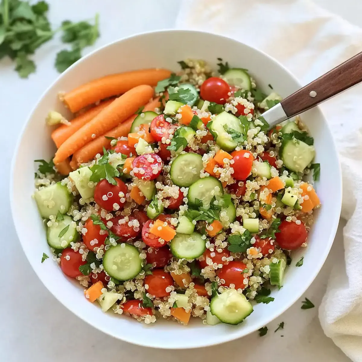 Delicious Summer Veggie Quinoa Salad for a Refreshing Meal