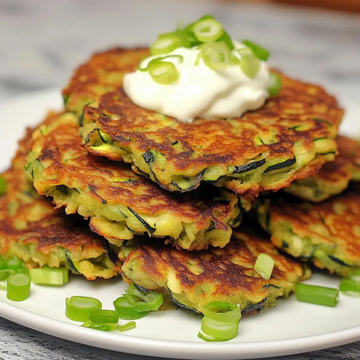 Crispy Vegan Zucchini Fritters for a Flavorful Twist