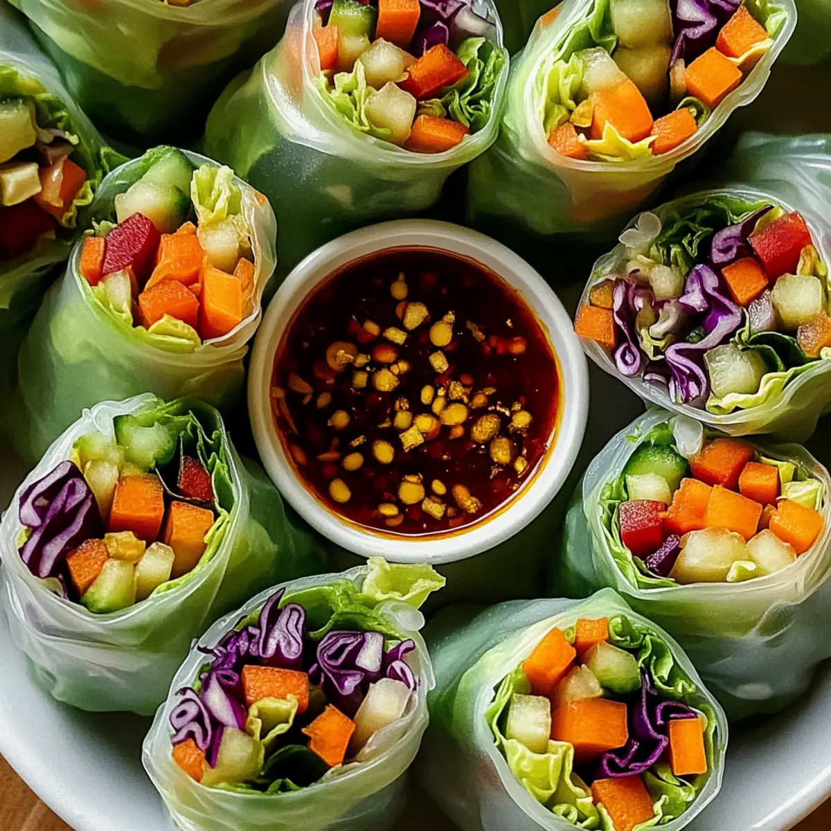 Savory Fresh Spring Rolls Bursting with Flavor and Fun