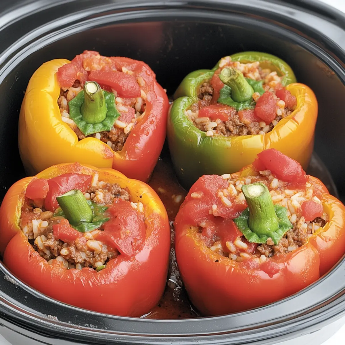 Crock Pot Stuffed Peppers: Comfort Food Made Effortless