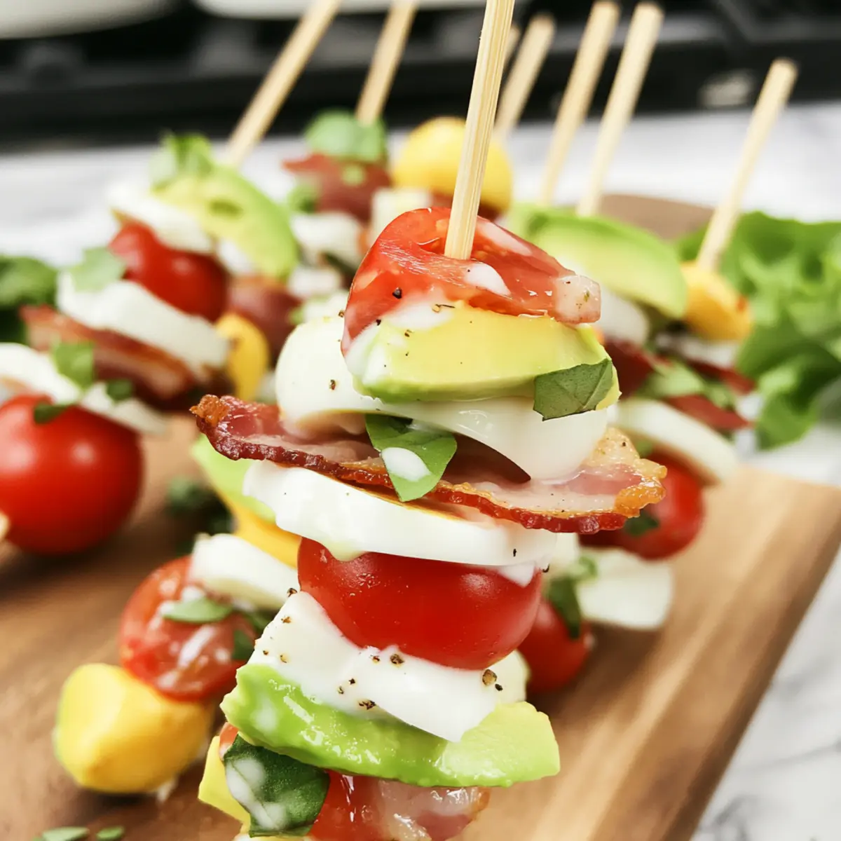 Cobb Salad Skewers: Fresh, Easy Bites for Any Gathering