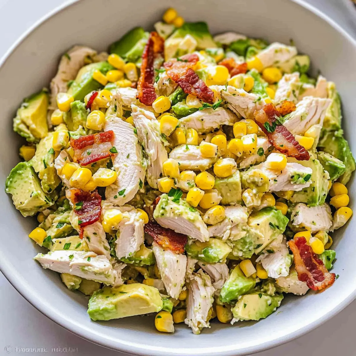 Avocado Chicken Salad: Creamy, Crunchy, and Totally Irresistible
