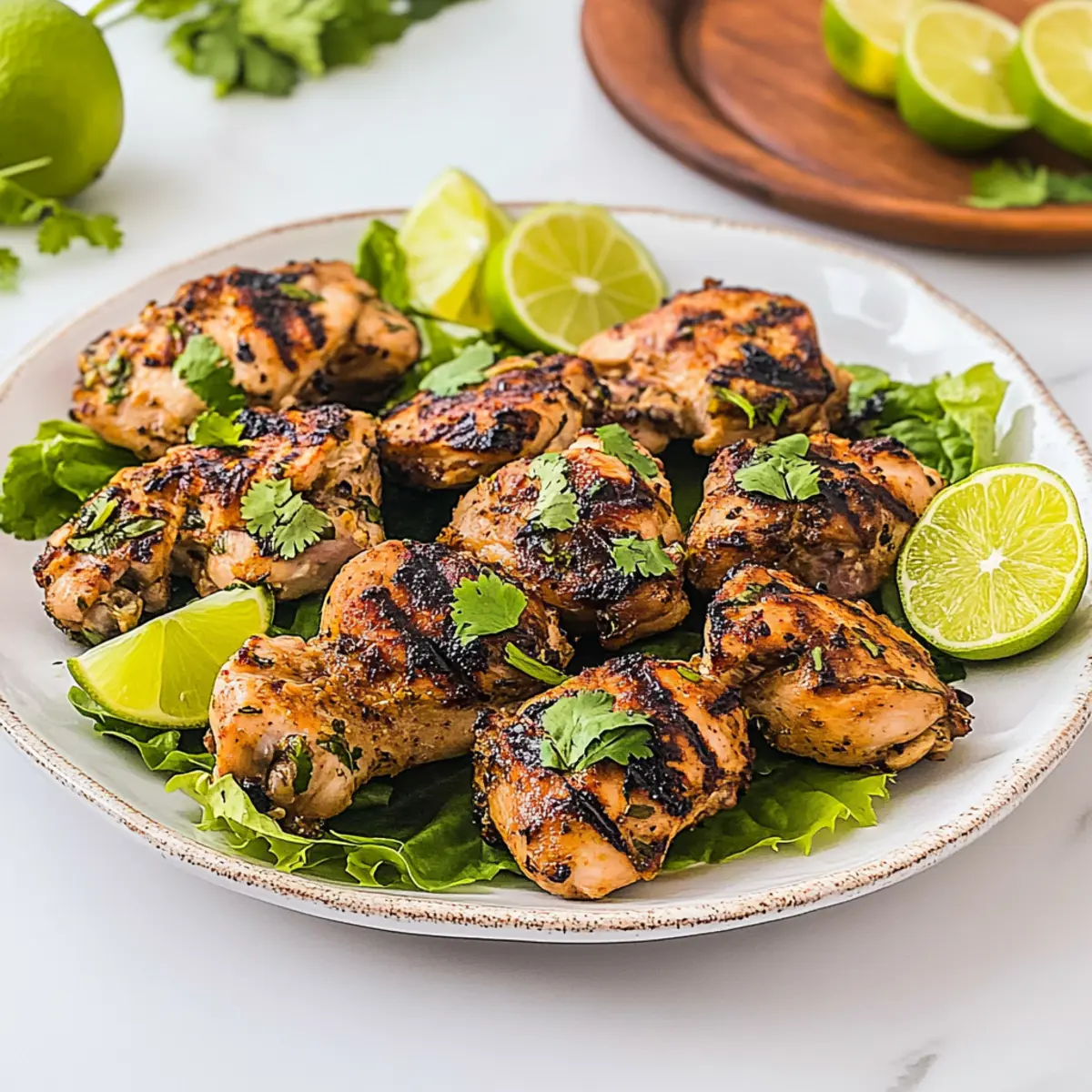 Zesty Cilantro and Lime Grilled Chicken Thighs You'll Crave