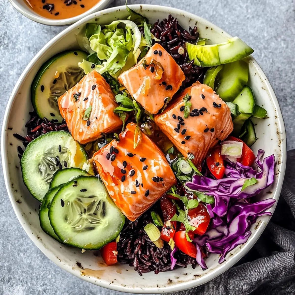 Healthy Teriyaki Salmon Bowl for a Flavorful Meal Prep