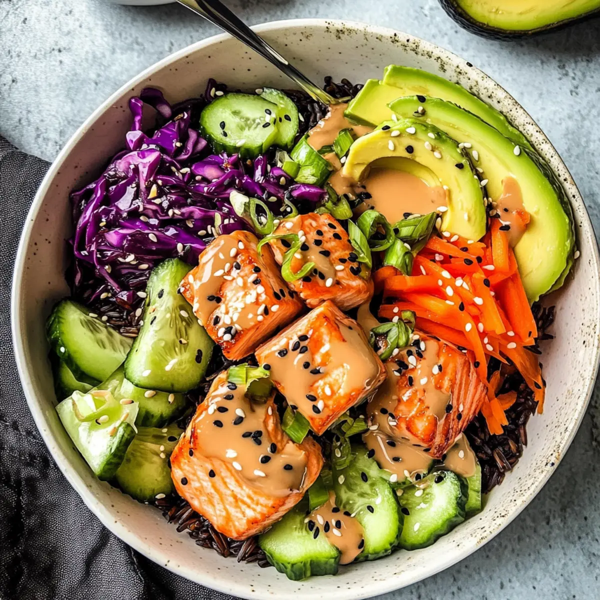 Savory Healthy Teriyaki Salmon Bowl for Meal Prep Magic