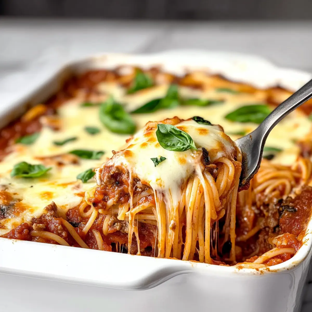 Savory High Protein Spaghetti Casserole for Ultimate Comfort