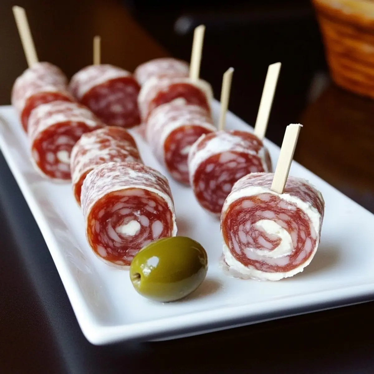 Savory Salami & Cream Cheese Bites Ready in 10 Minutes