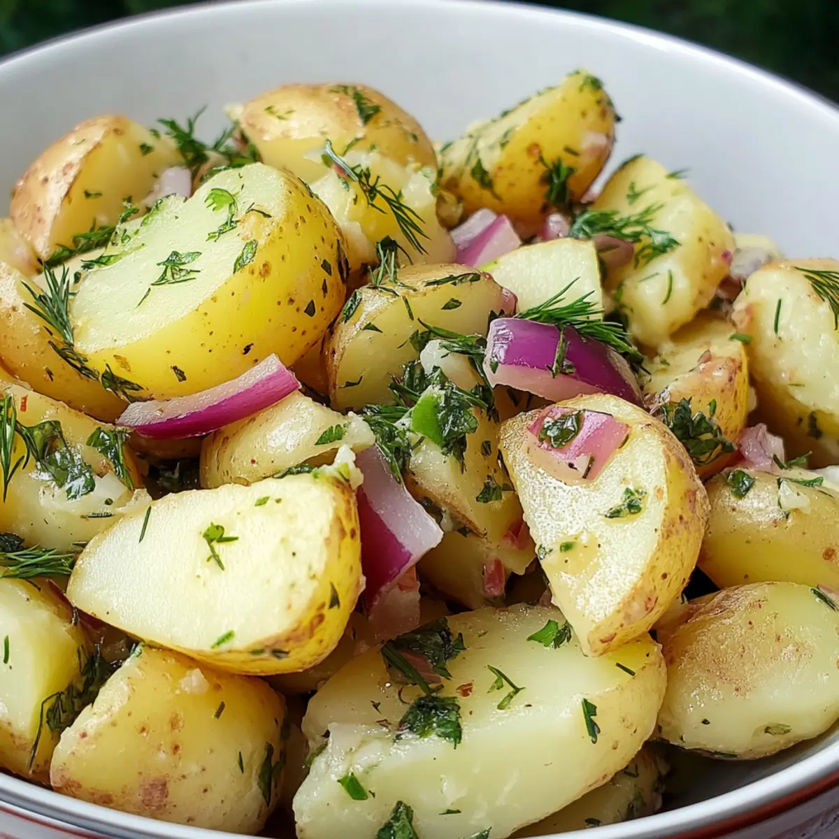 Incredible Warm & Herby Potato Salad That Everyone Will Love