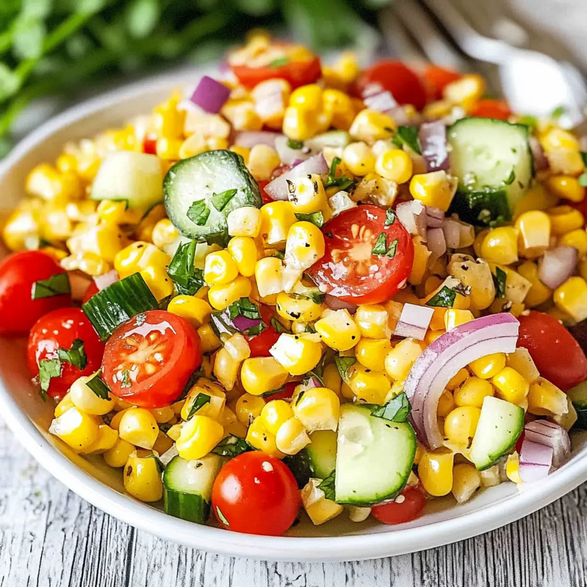 Fresh Corn Salad: A Bright Taste of Summer Bliss