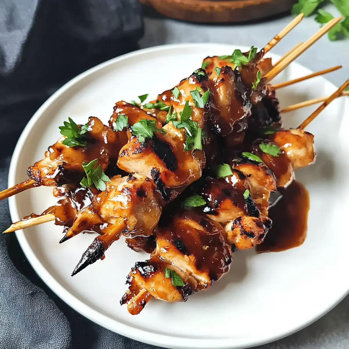 Sticky Bourbon Chicken Skewers: Sweet and Savory Bliss