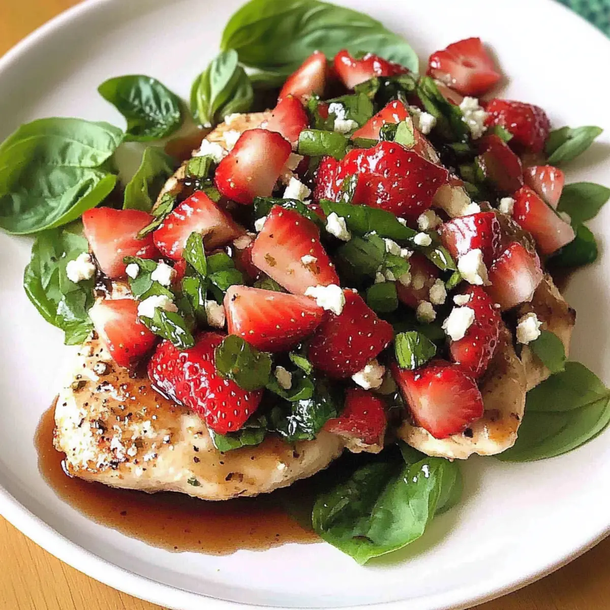 Savory Strawberry Chicken with Balsamic Bliss