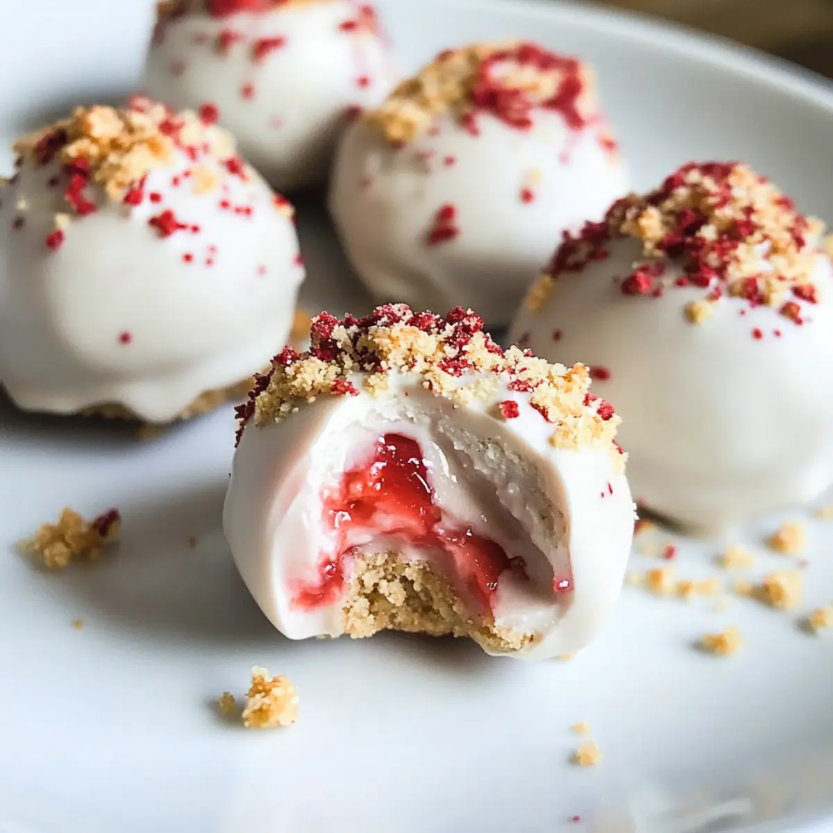 Delicious Strawberry Shortcake Bites You Can Make No-Bake