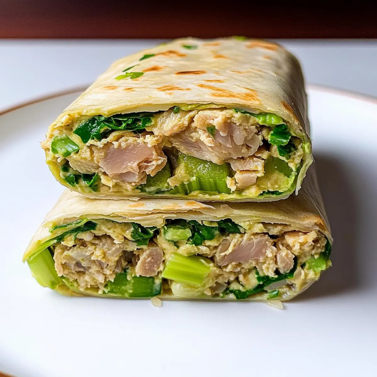 Sweet & Spicy Hot Honey Tunacado Wrap for a Delicious Twist