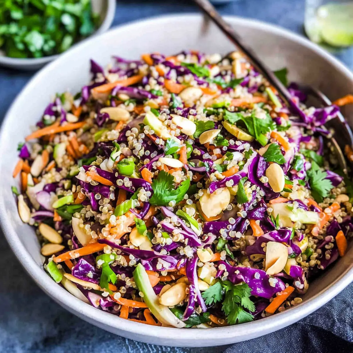 Crispy Asian Slaw Recipe with Sesame Ginger Dressing Delight