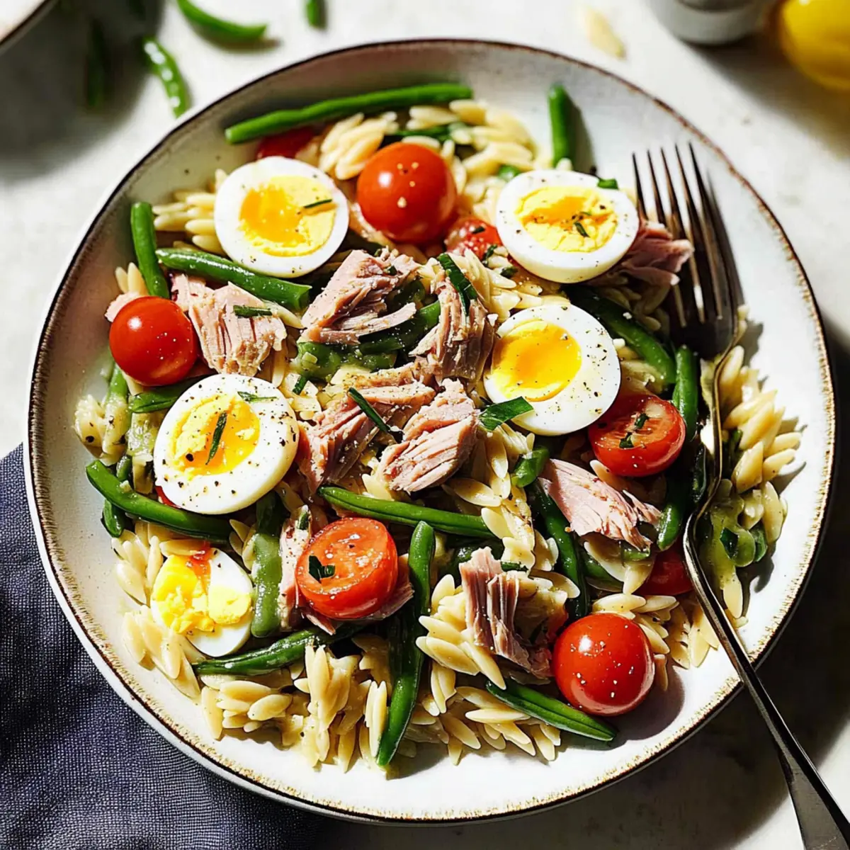 Deliciously Easy Tuna Niçoise Orzo for Quick Weeknight Meals