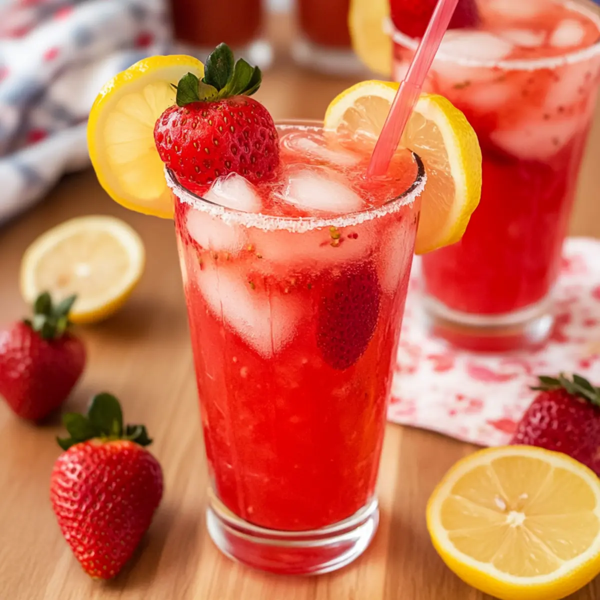 Refreshing Strawberry Lemonade for Your Ultimate Summer Vibe