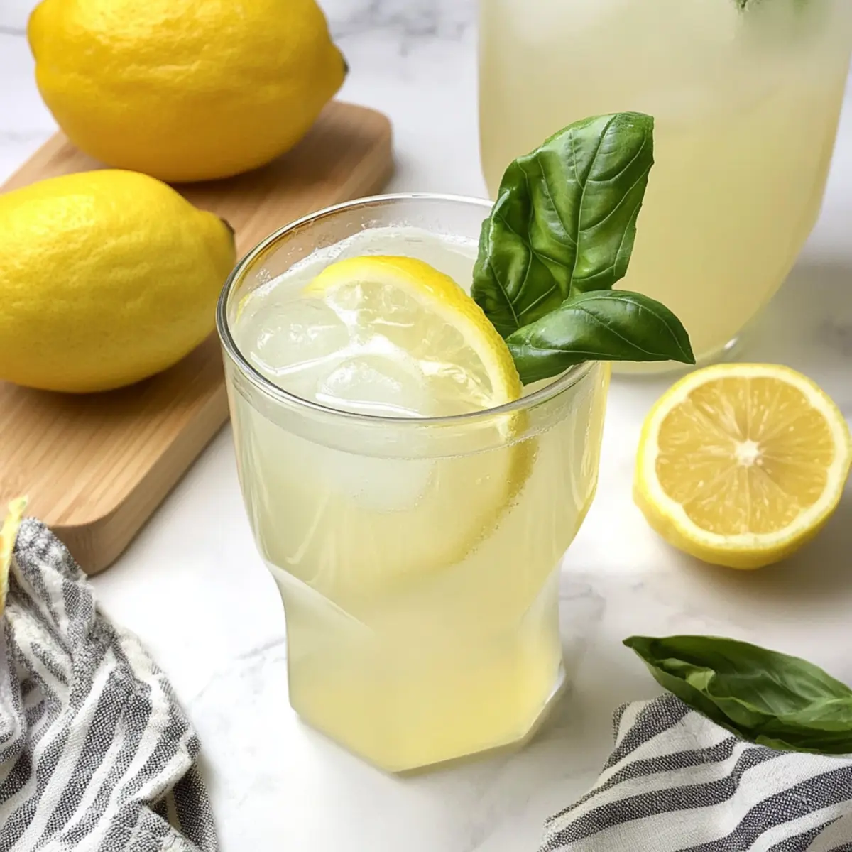 Refreshing Basil Lemonade for a Perfect Summer Sip