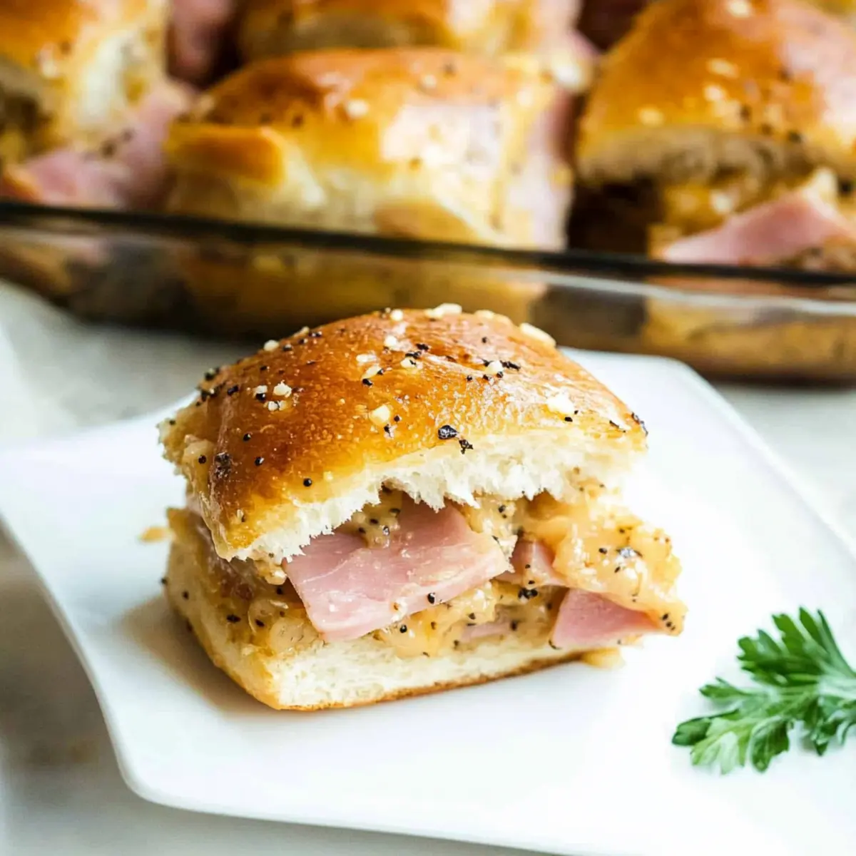 Ham and Swiss Sliders Recipe: Melty Goodness in Every Bite