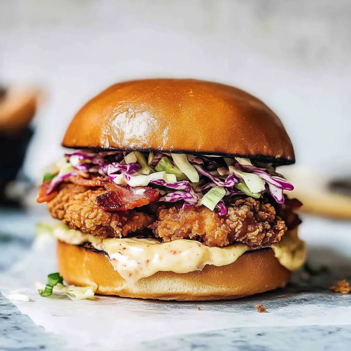 Summertime Fried Chicken Sandwiches with Tangy Slaw Magic