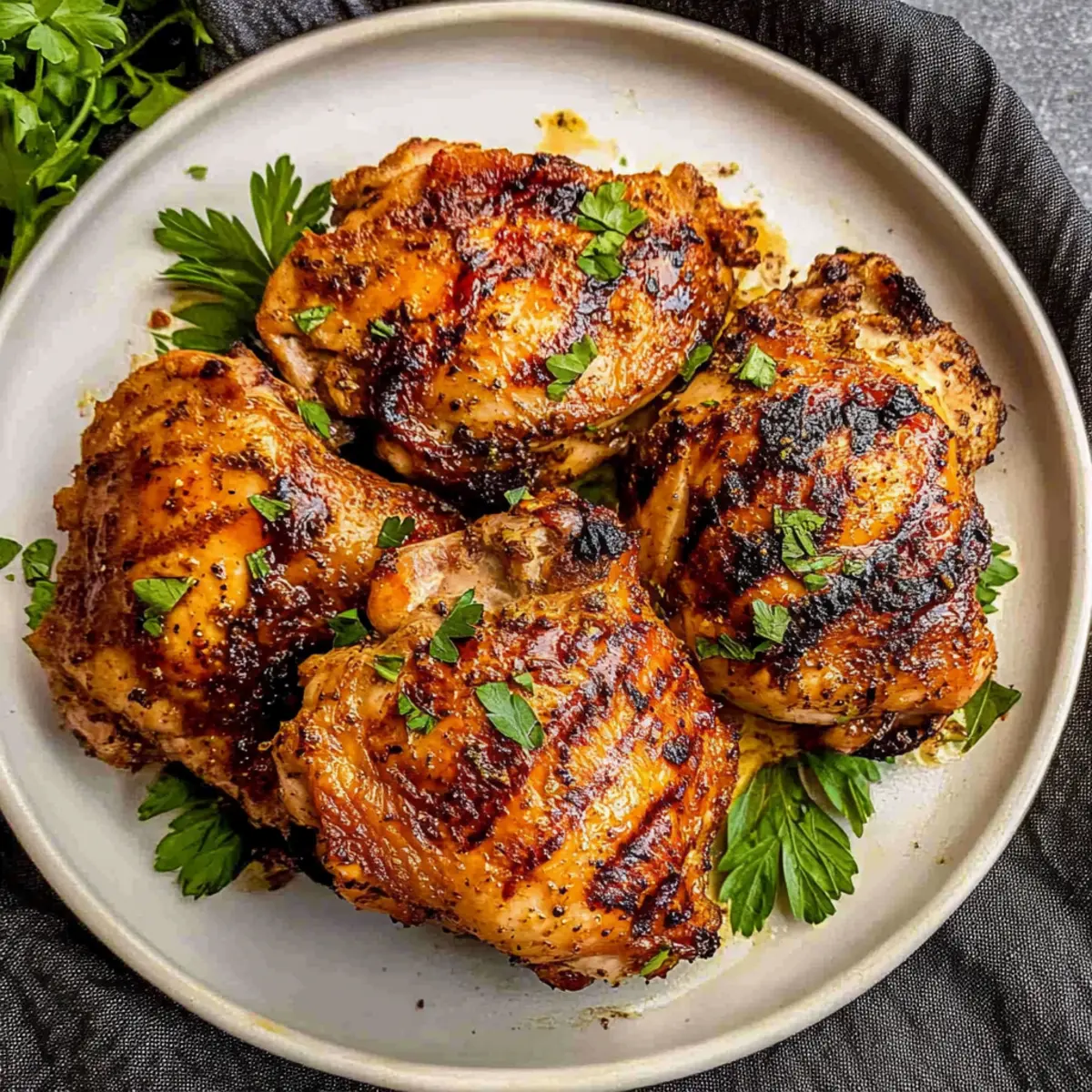 Grilled Mediterranean Chicken Thighs for Flavor-Packed BBQs