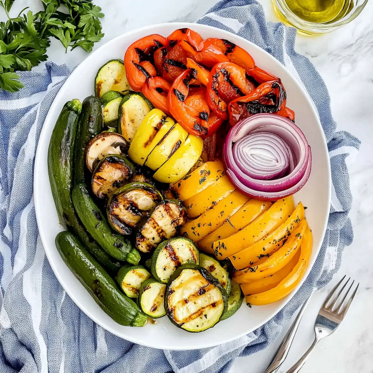 Delicious Grilled Vegetable Platter for Your Summer BBQ Fun