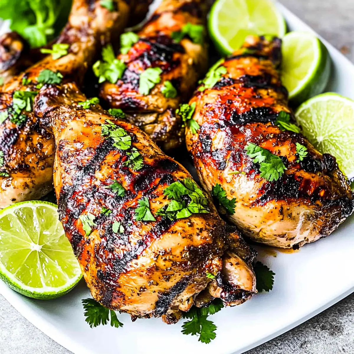 Grilled Chicken with Cilantro Lime Marinade for Summer Bliss