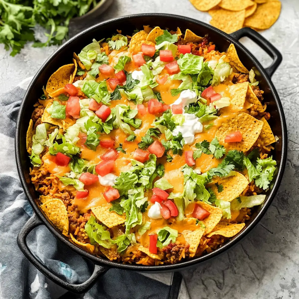 Satisfying Baked Walking Taco Casserole in Just 30 Minutes