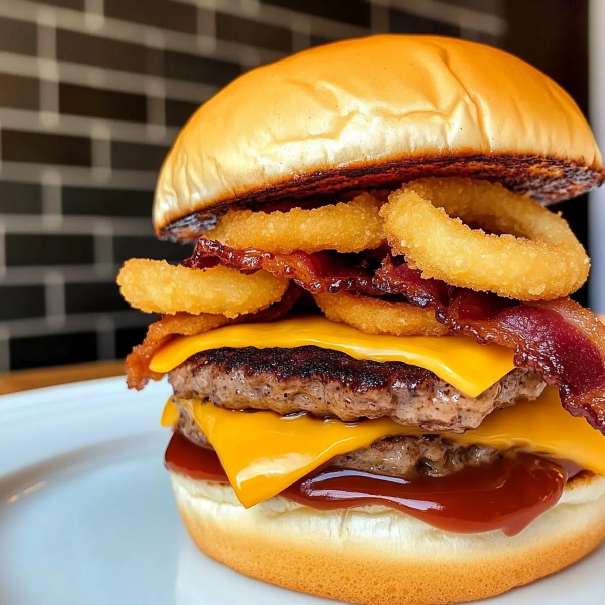 Savory Cowboy Bacon Cheeseburger for Epic Family Nights
