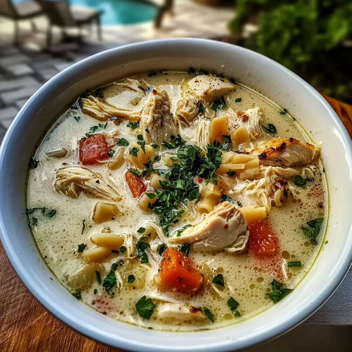 Garlic Parmesan Chicken Soup for Ultimate Cozy Nights