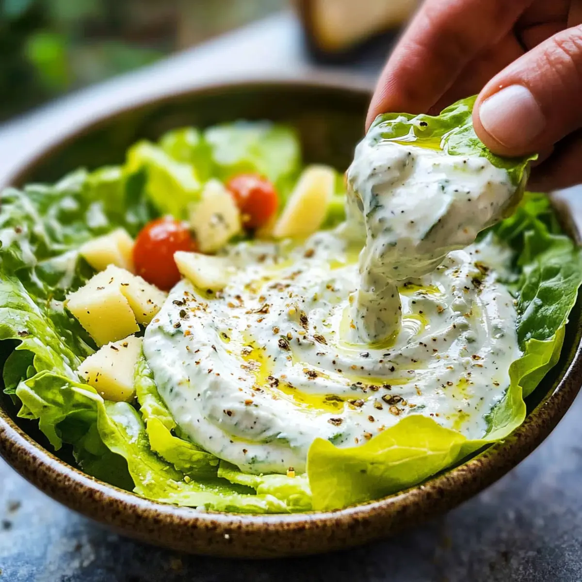 Creamy Greek Yogurt Caesar Dressing That’s Guilt-Free Delight