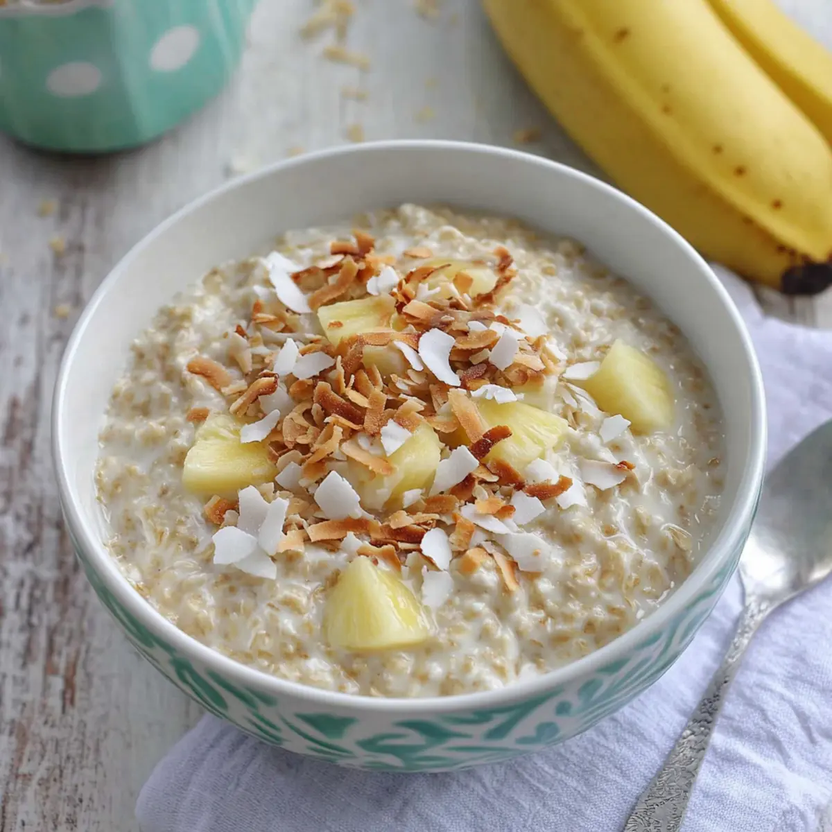 Tropical Piña Colada Overnight Oats for a Joyful Breakfast