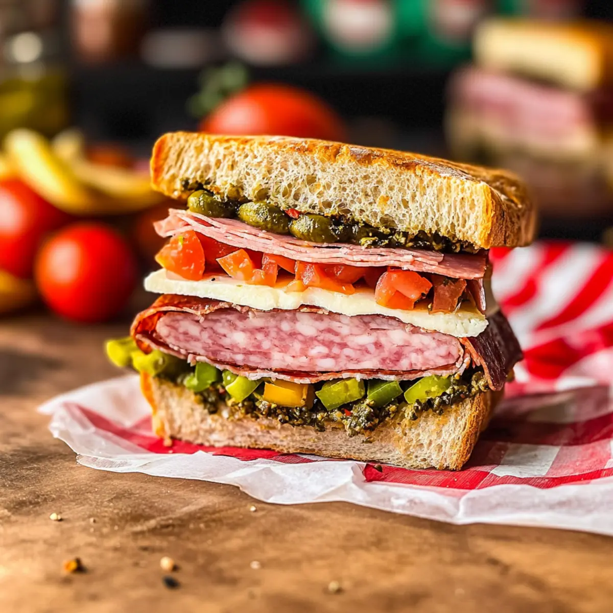 Heavenly Pressed Italian Picnic Sandwiches for Ultimate Flavor