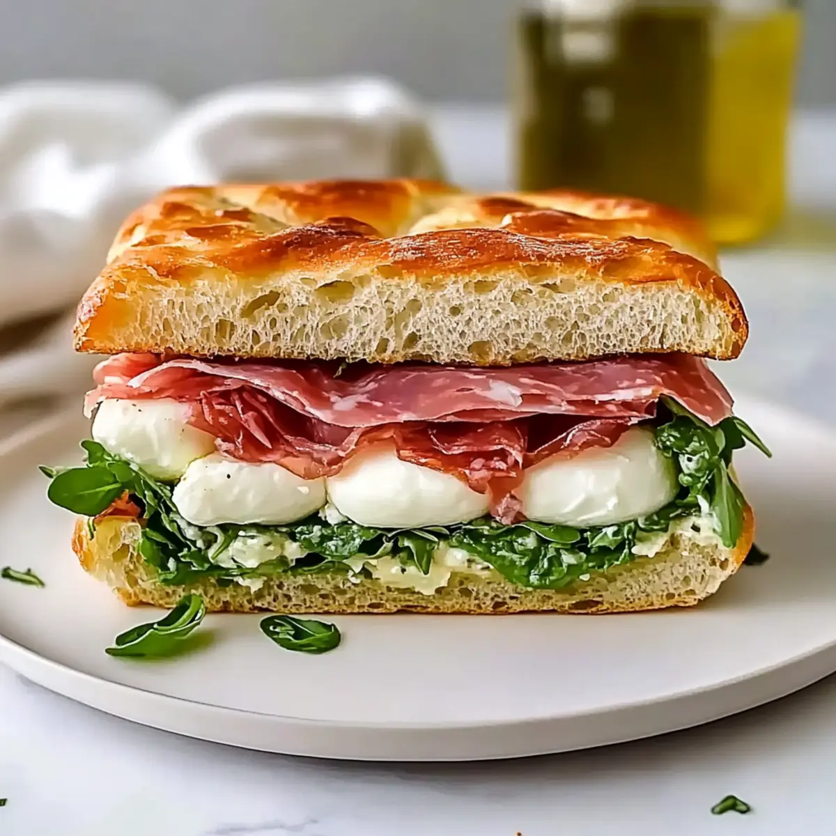 Italian Focaccia Sandwich: A Taste of Italy at Home