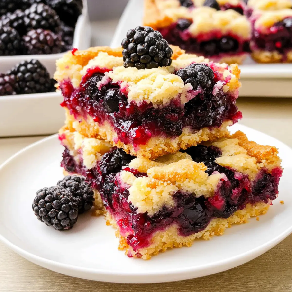 Deliciously Easy Blackberry Cobbler Bars for Every Gathering