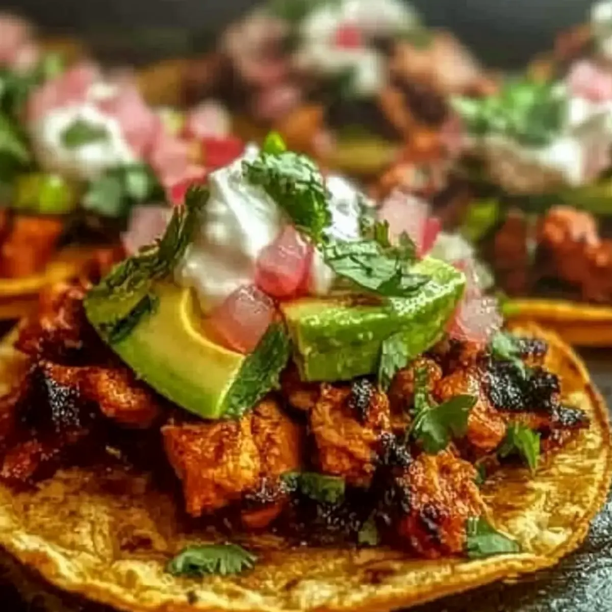 Irresistibly Spicy Mexican Chicken Tostadas You’ll Love