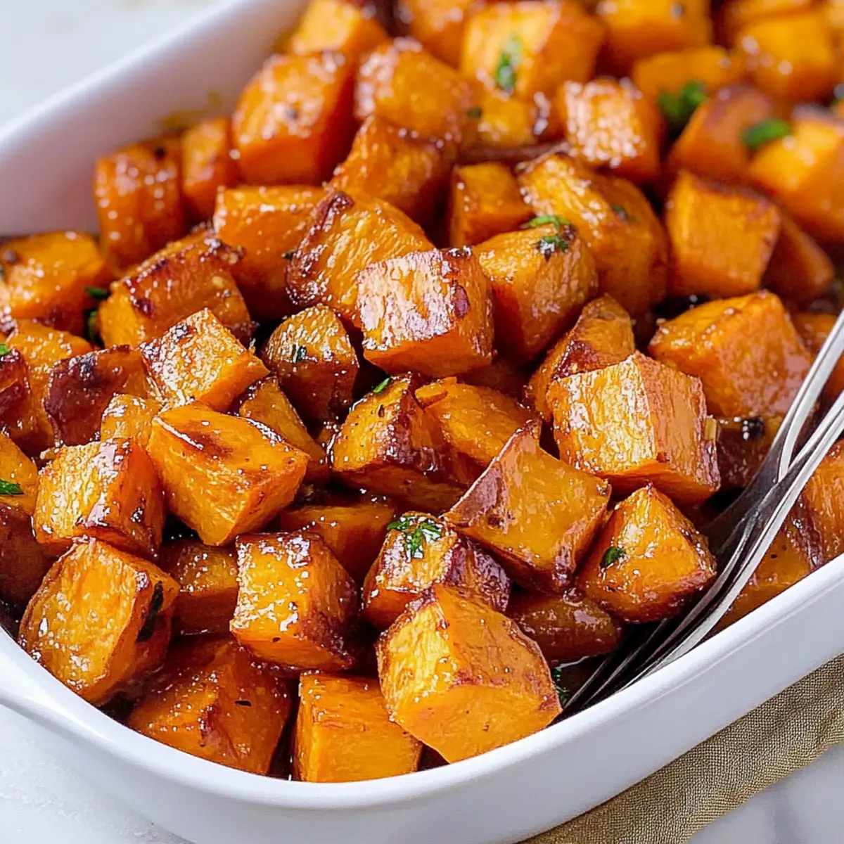 Oven Roasted Sweet Potatoes with Maple Glaze Bliss