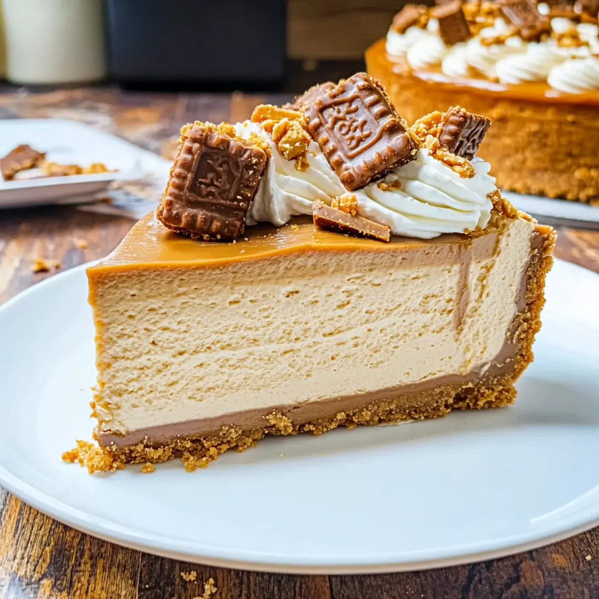 Irresistible Nutter Butter Cheesecake with Creamy Topping