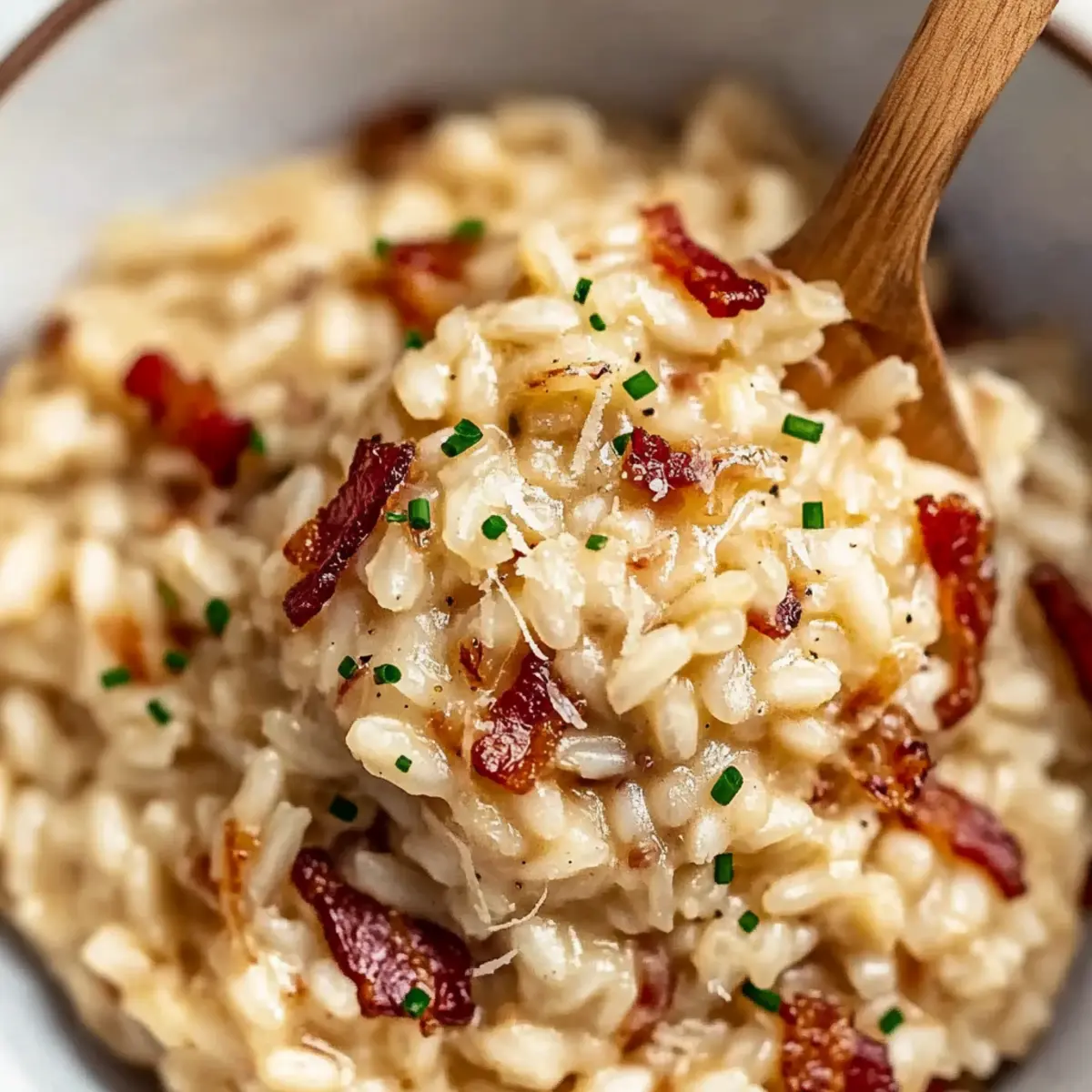 Caramelized Onion, Bacon, and Parmesan Risotto for Comforting Bliss