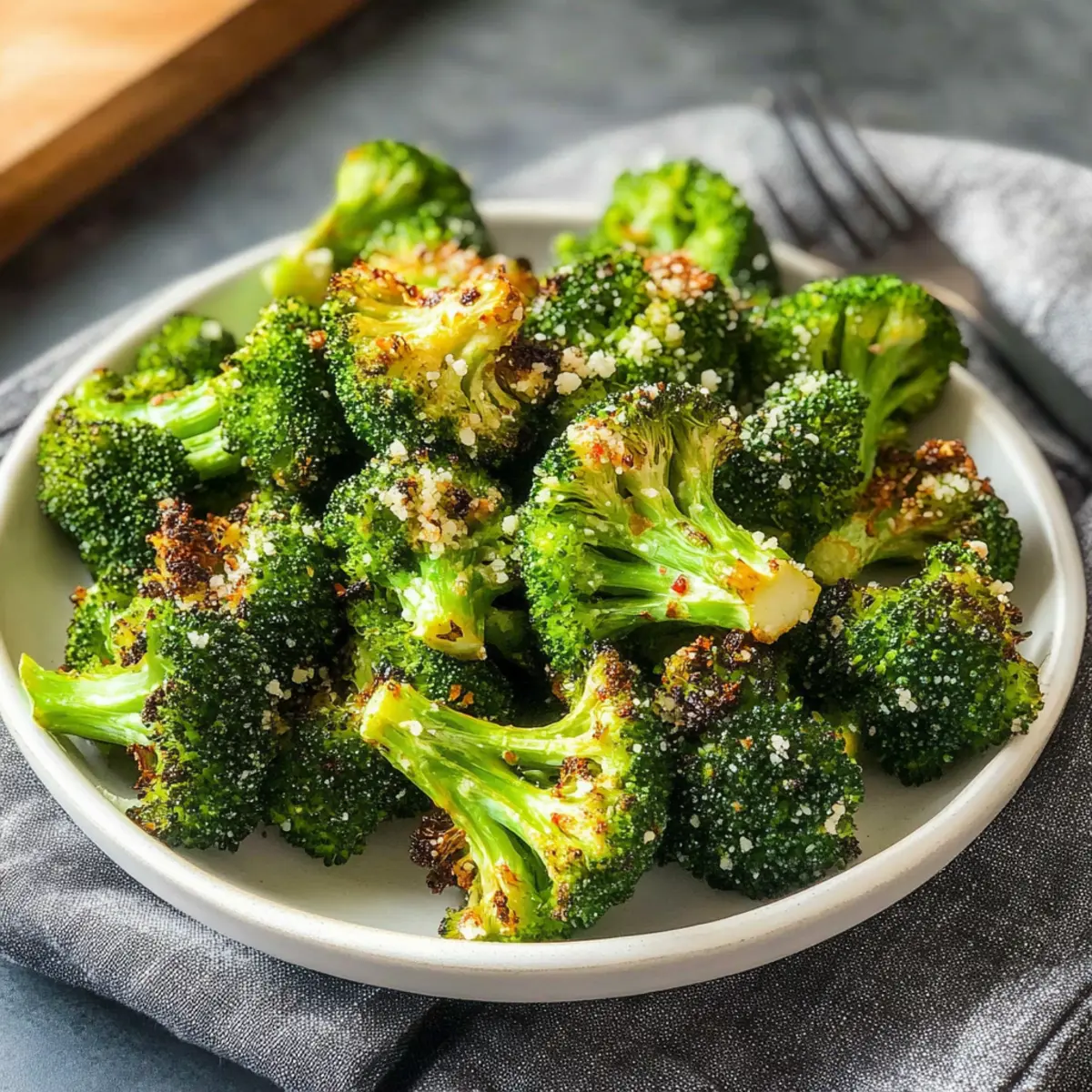 Garlic Parmesan Roasted Broccoli: A Crispy, Healthy Delight