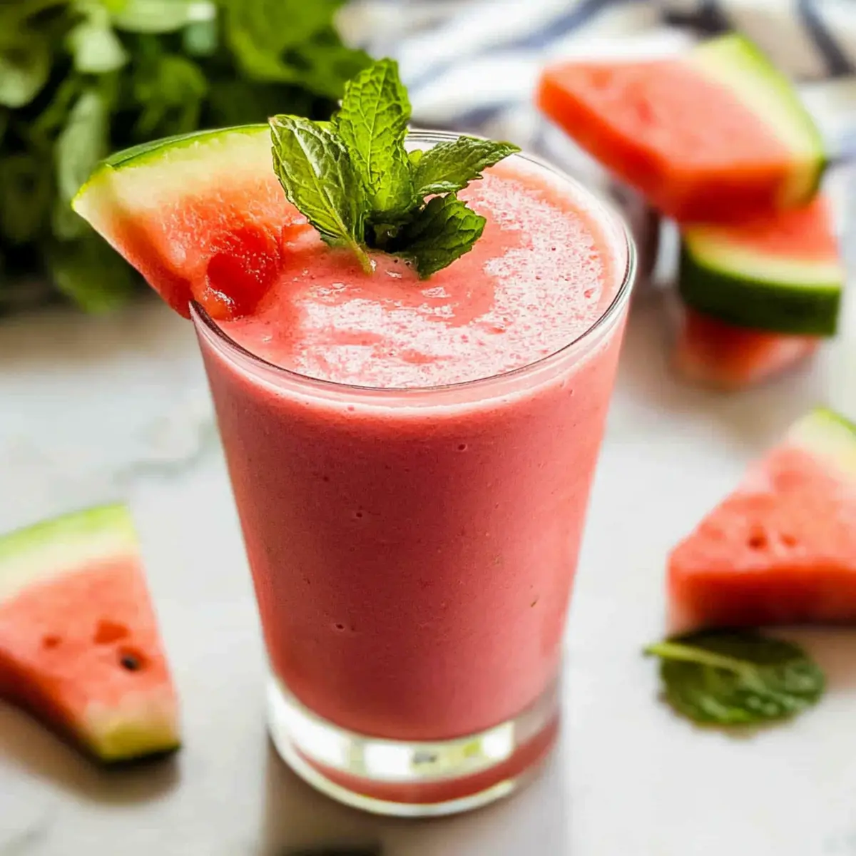 Refreshing Watermelon Smoothie with Lime for Kids and You
