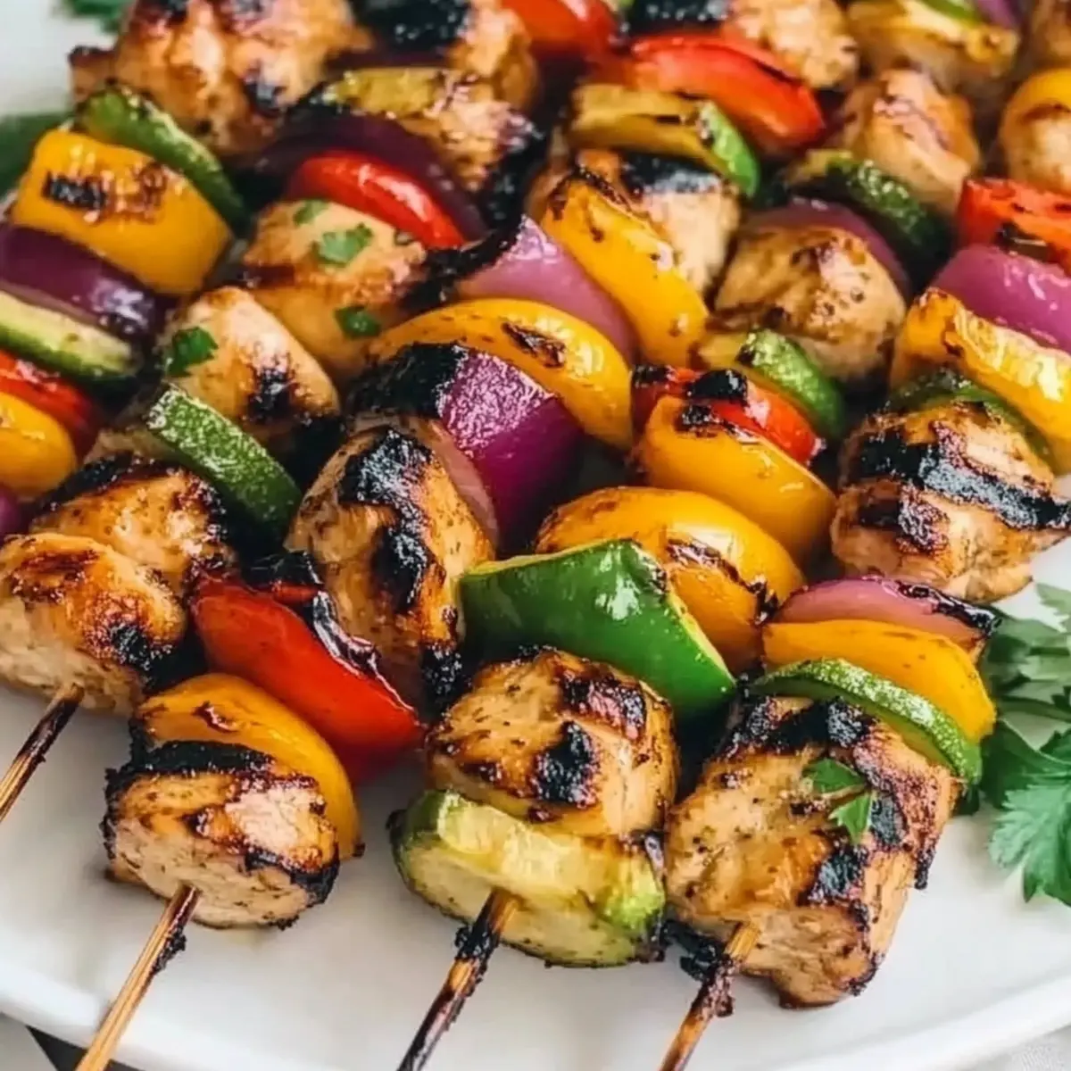 Savory Garlic Lemon Chicken Kabobs for Grilling Perfection