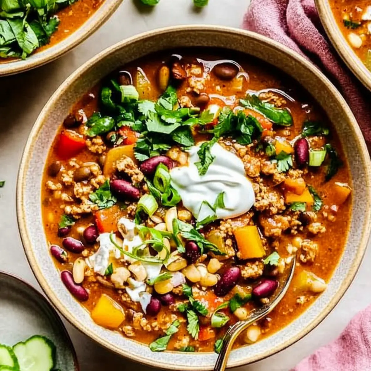 Creamy Turkey Pumpkin Chili in Just 30 Minutes