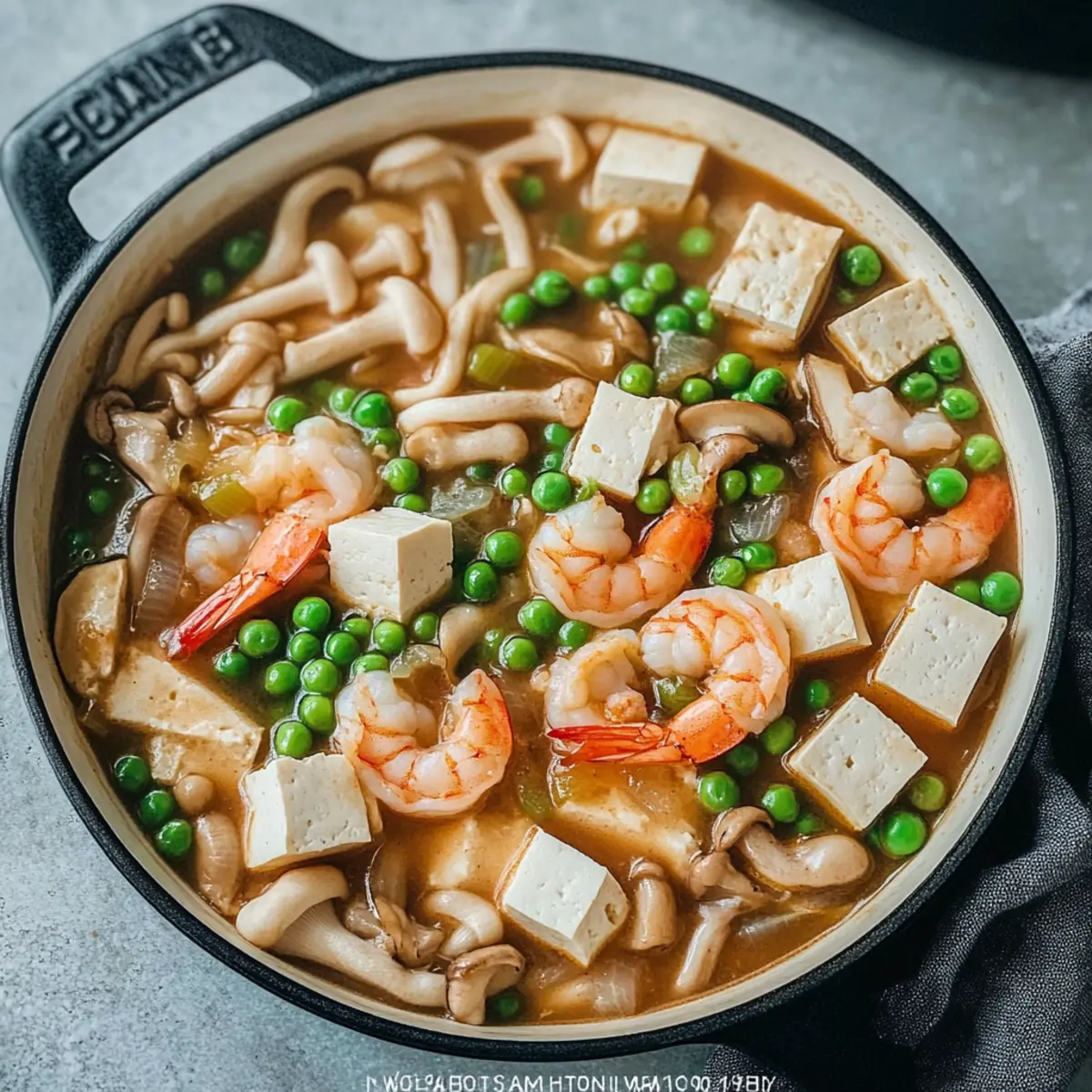 Savory Seafood Tofu Stew for Cozy One-Pot Comfort