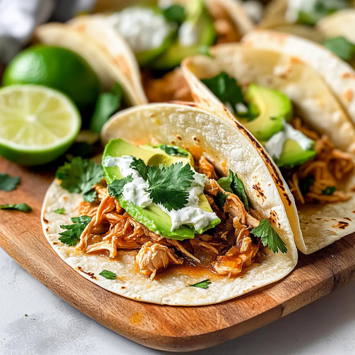 Crockpot Chicken Tacos: Flavorful, Easy, Healthy Delight