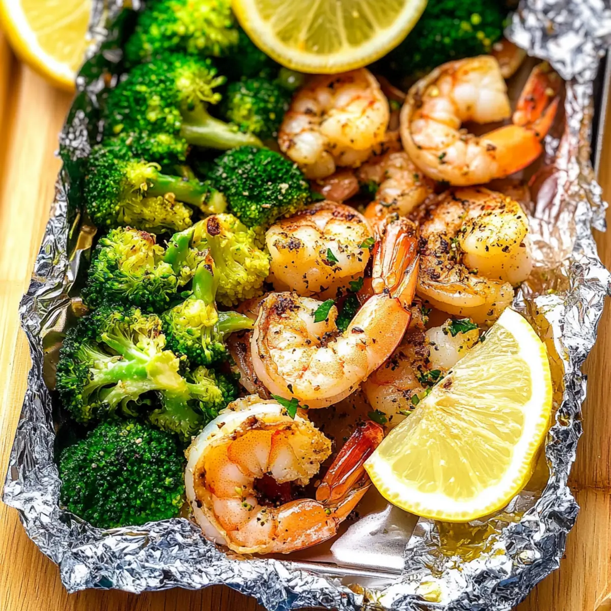 Baked Shrimp and Broccoli Foil Packs You’ll Crave Tonight
