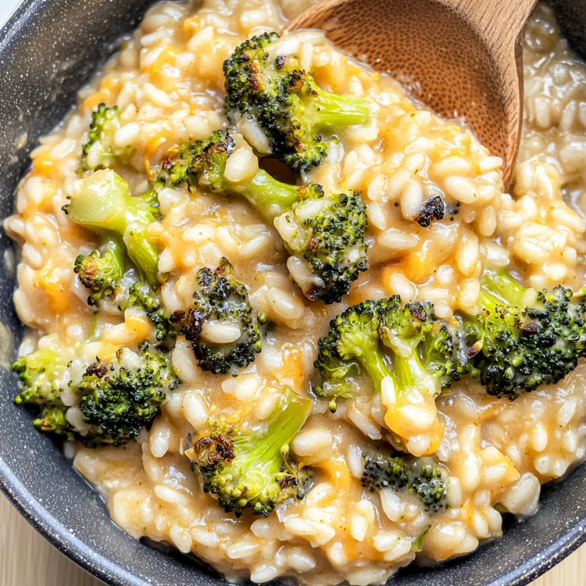 Creamy Roasted Broccoli and Cheddar Risotto for Cozy Nights