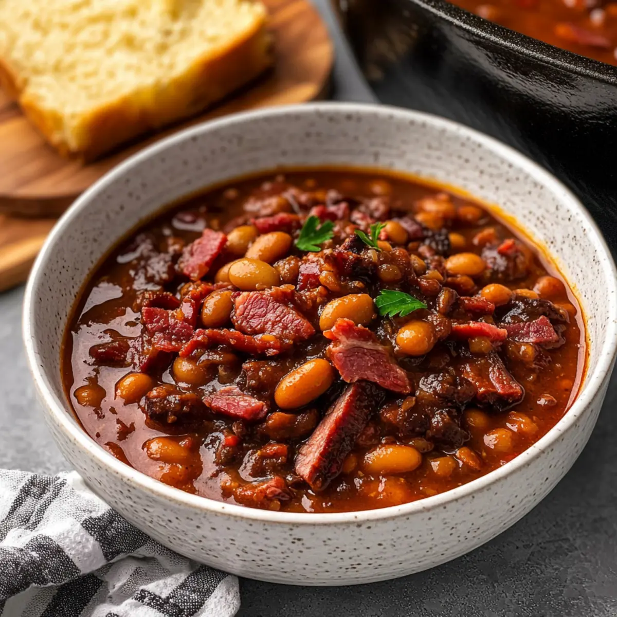 Hearty Chuck Wagon Brisket and Beans for Cozy Gatherings
