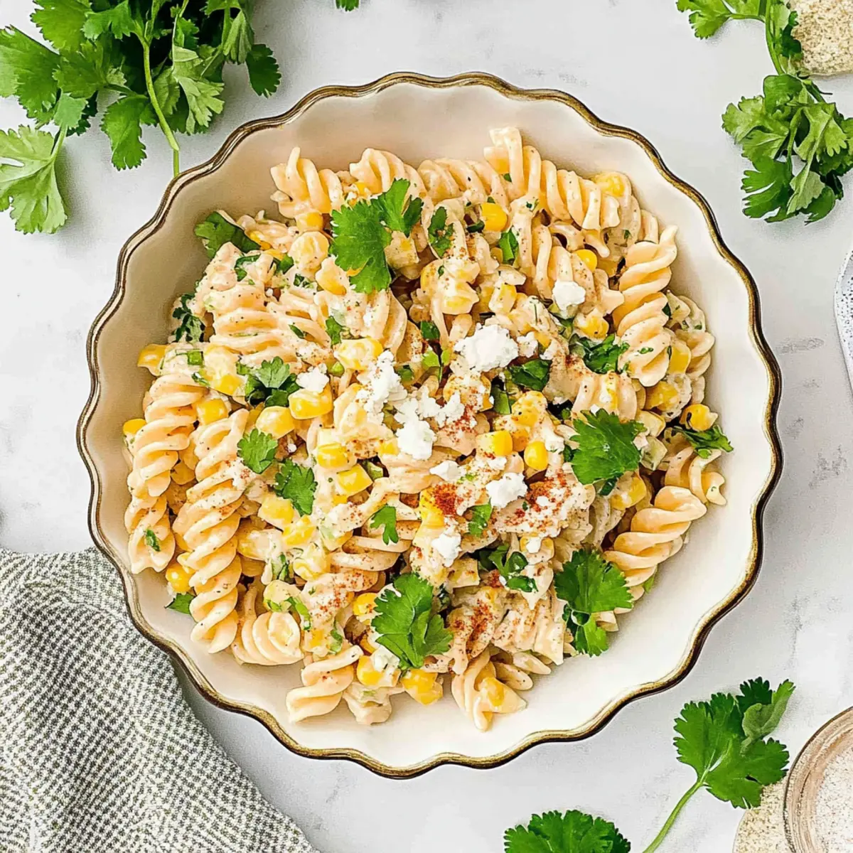 Savory Street Corn Pasta Salad: Your New Favorite BBQ Side!