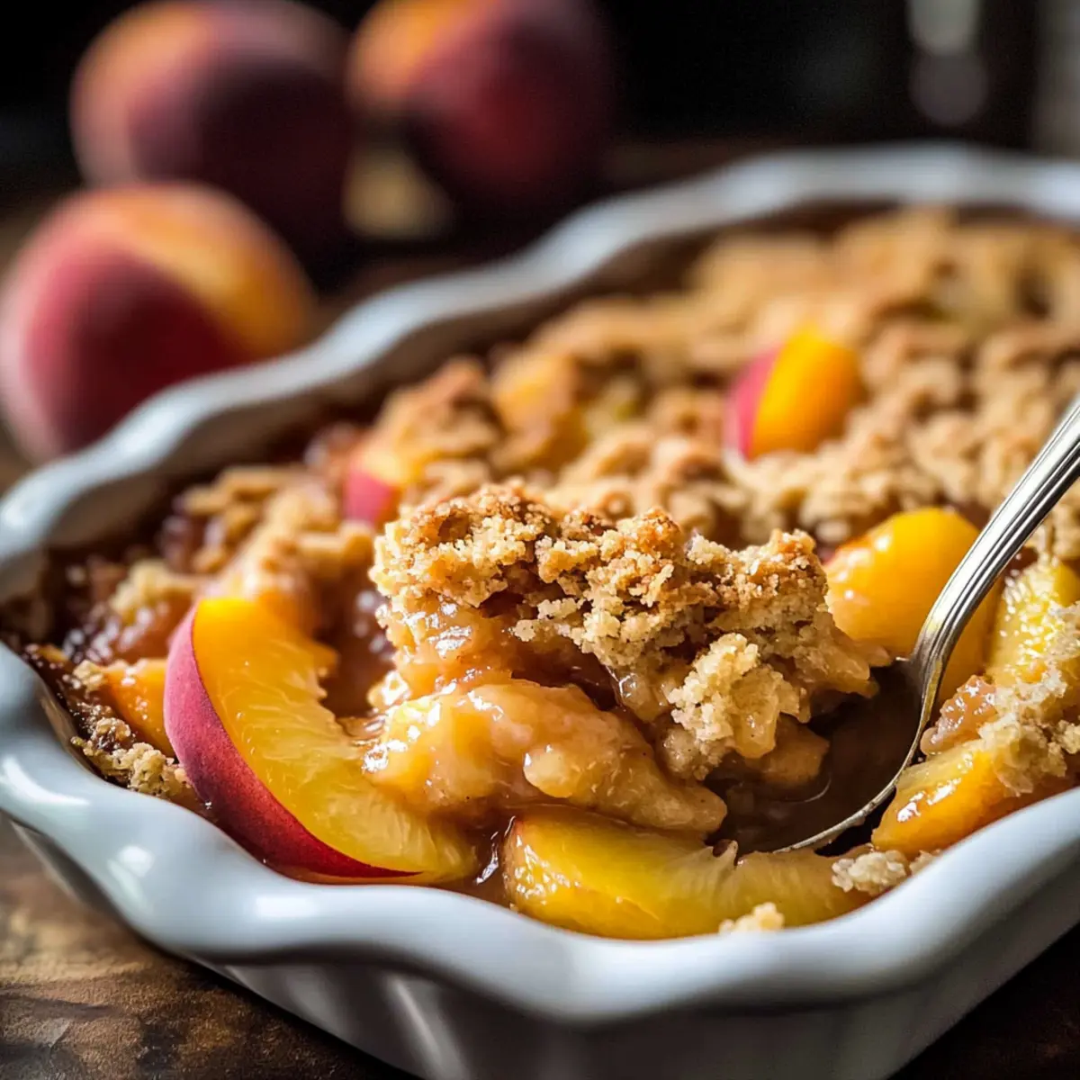 Decadent Peach Crumble Cobbler Recipe for Sweet Summer Bliss